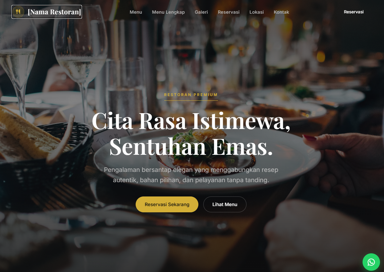 Website Restoran